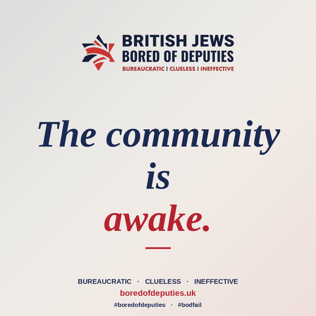 The community is awake.